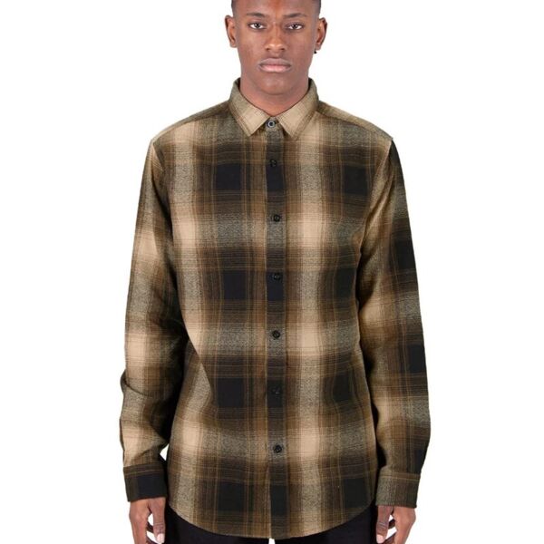 Men's Plaid Flannel Overshirt Thumbnail