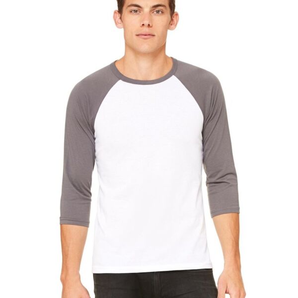 Unisex Three-Quarter Sleeve Baseball T-Shirt Thumbnail