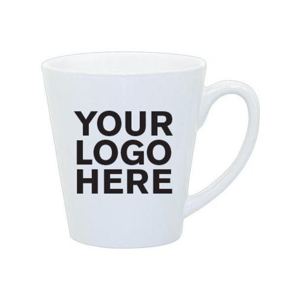 2-Sided 12oz. Personalized White Latte Mug Thumbnail